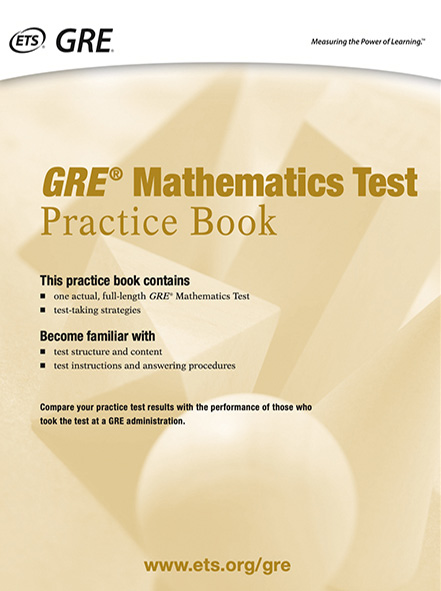 GRE Mathematics Test